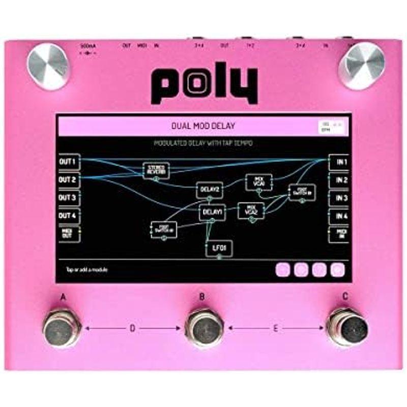 Poly Effects Beebo Pink Virtual Modular Pedal ポリ・エフェクツ