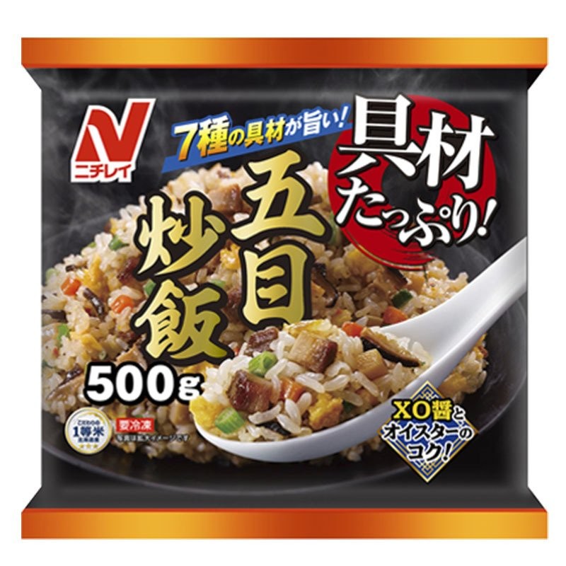 ニチレイ 具材たっぷり五目炒飯 1袋 500g 冷凍 炒飯 チャーハン 焼飯 ポップUP 通販 LINEポイント最大0.5%GET |  LINEショッピング