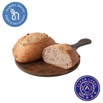 【Nakery裸焙坊】法國小麥胚芽核桃橄欖形 (每個約442g)※因配送關係實際到貨效期約1天