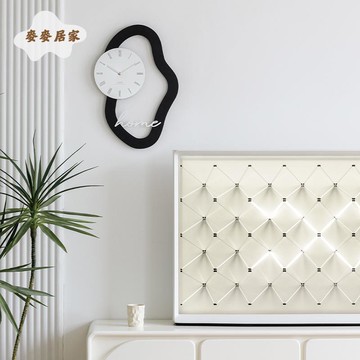 現代 簡約 掛鐘 客廳家用藝術大氣餐桌輕奢 時鐘表 掛墻[DD0508001]