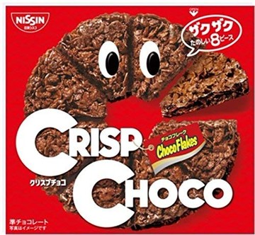 Nisshin Cisco Crisp chocolate milk eight