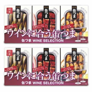 国分 K＆K 缶つま ワインに合う缶つま × 2箱 缶つま WINE SELECTION