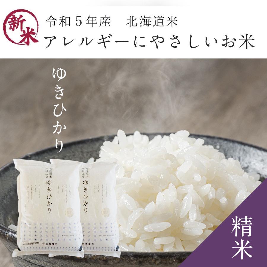 新米 特別栽培米 ゆきひかり 白米 4kg 減農薬 農家直送 令和5年産 北海道産米 送料無料 12 10はクーポンで5％OFF