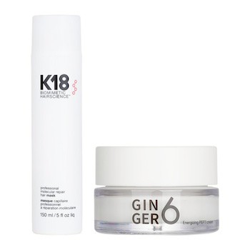 K18 K18 Professional Molecular Repair Hair Mask X Energizing Pepti Cream(Exp Date:6/1/2026) 2pcs-組合