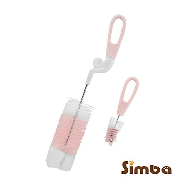 《小獅王辛巴》旋轉式奶瓶刷(菜瓜布)