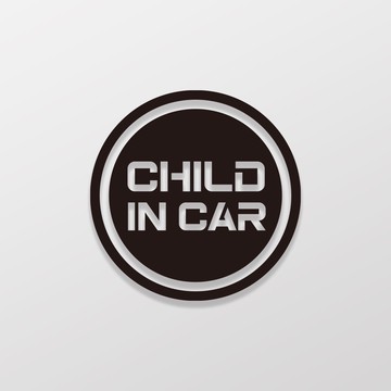 Child In Car/車貼 SunBrother孫氏兄弟 3M 反光貼紙 防水貼紙 車貼貼紙