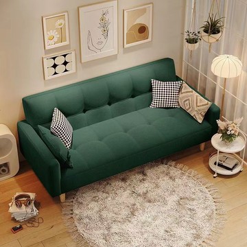 可折疊沙發床貓爪皮新款沙發小戶型出租屋沙發一體兩用折疊床[DD280308]