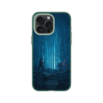 iPhone 15 Pro Max Clear 憂墨綠 - 迪士尼-星際大戰 Star Wars - 原力覺醒：凱羅·忍&芬恩-電影系列