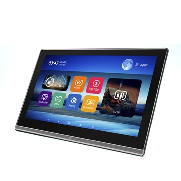 升級版13.3寸外掛安卓顯示器13.3寸外掛安卓顯示器頭枕MP5顯示器【宜家良品百貨】