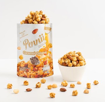 Pennii Premium 經典焦糖爆谷 40g (含杏仁、夏威夷果仁粒)