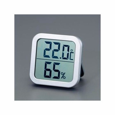 デジタル温湿度計 -10度〜+50度　エスコ　EA728AC-54