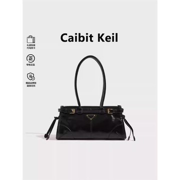 原版皮！普拉家~真皮輕奢質感腋下托特包單肩包