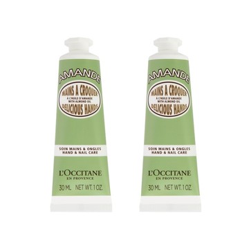 L’OCCITANE歐舒丹 杏仁護手霜(30ml) 2入組_國際航空版