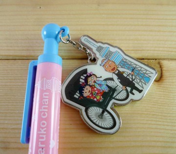 【震撼精品百貨】CHIBI MARUKO CHAN_櫻桃小丸子~原子筆/中性筆-三輪車/粉#39070