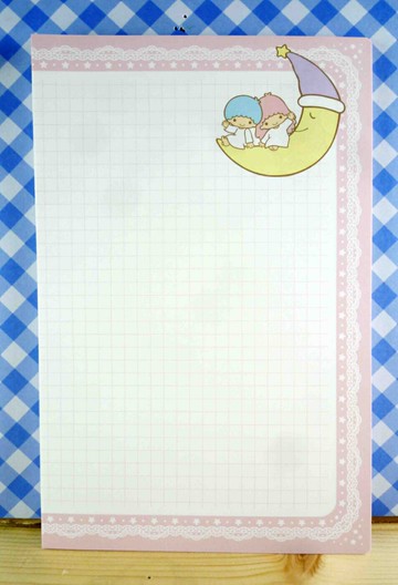 【震撼精品百貨】Little Twin Stars KiKi&LaLa 雙子星小天使 便條-細格-月亮 震撼日式精品百貨