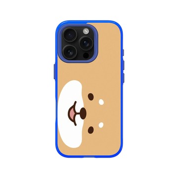 iPhone 16 Pro Clear 激光藍 - 柴語錄 Shiba Says - 廢柴大臉(橫)