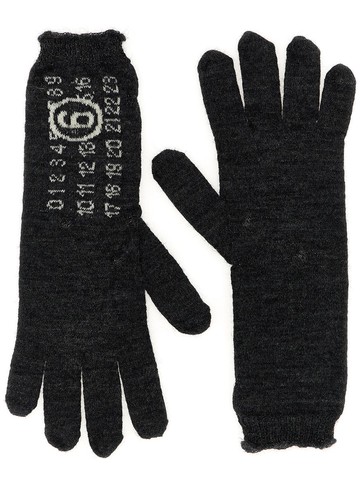 Mm6 Maison Margiela 'Numeric Signature Mm6' Gloves
