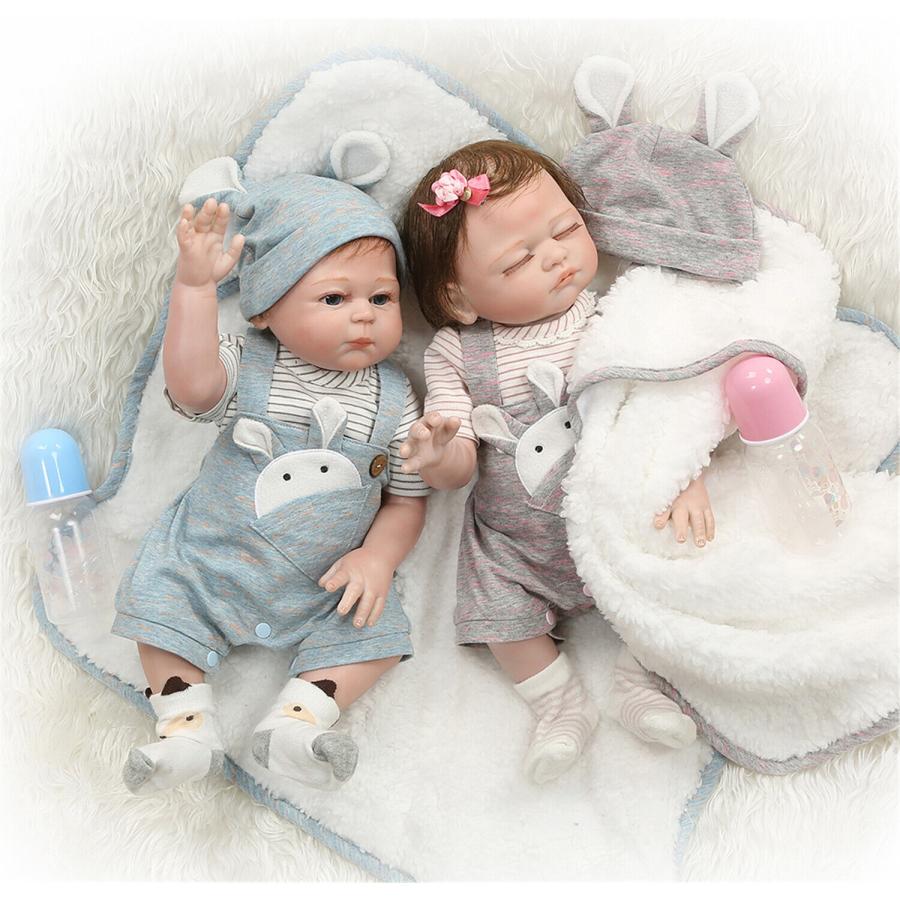 リボーンドールRebornBaby Twins Girl＆Boy Dolls Real Life Rea