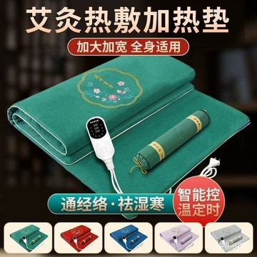 智能定時控溫·艾絨電艾灸床墊褥子高檔墊全身灸傢用艾灸毯毯 毯 墊 毯 保暖墊【非醫療器材】