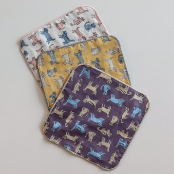 【Yourtableware】日本製  CocoWalk 貓咪 純棉 方巾