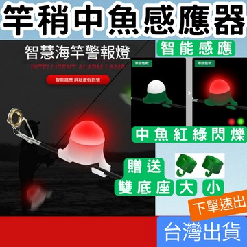 (釣具專區+電子發票快速出) 夜釣 夜釣燈 咬鉤提醒 智能閃燈 夜釣警報器 智能閃燈咬鉤變色 磯釣 釣魚警報器 電子夜光