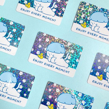 壓克力貼紙 - 享受每一刻