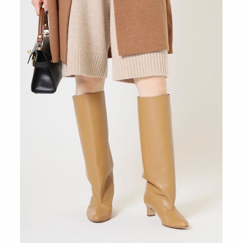 ショップ NEBUlONI E. ネブローニ ブラック ロングブーツ 39