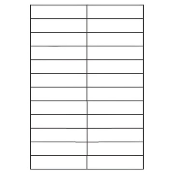 鶴屋 A4三用電腦標籤 111號 B25105 105 x 24.8mm  24格  105張