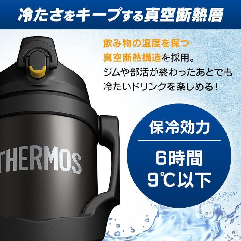 サーモス 水筒 2l 最安値 コレクション