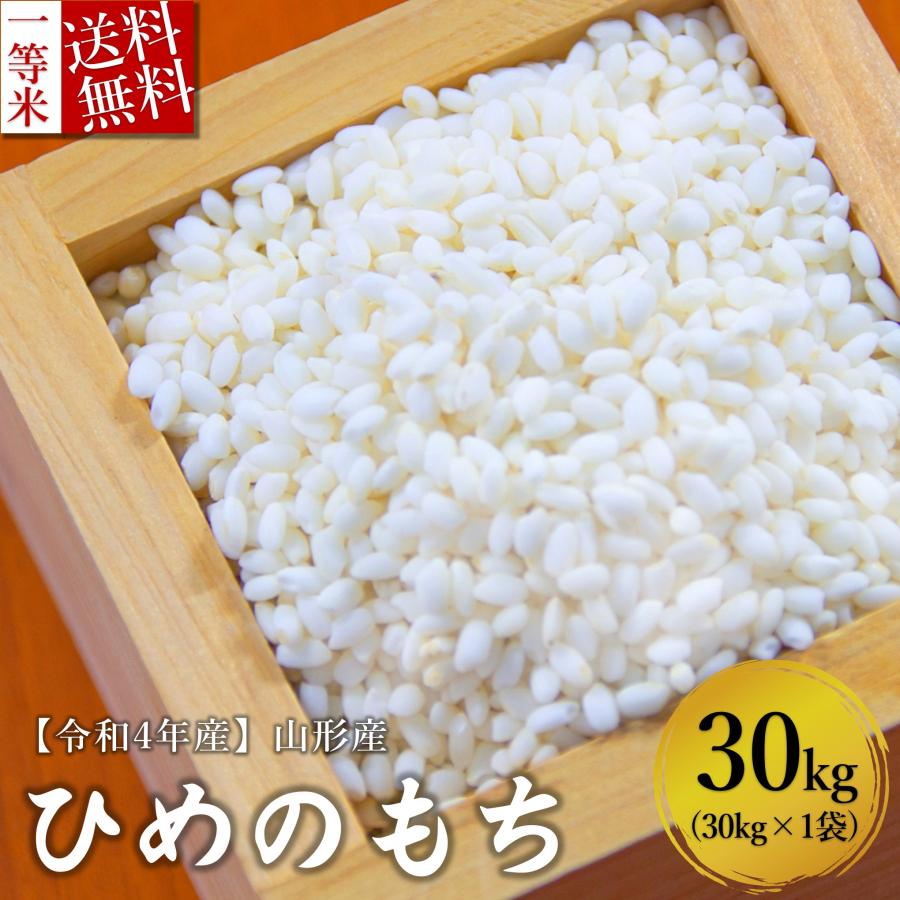 令和5年 高級 新米 もち米 30kg ヒメノモチ 山形県産 白米 玄米 送料無料