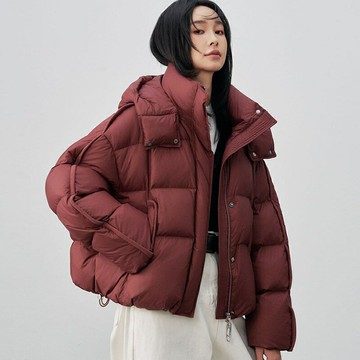 【巴黎精品】現貨+預購 頂級真羽絨外套90%鴨絨羽絨衣秋冬外套保暖上衣大碼休閒女裝-寬鬆女外套3色a1lu28