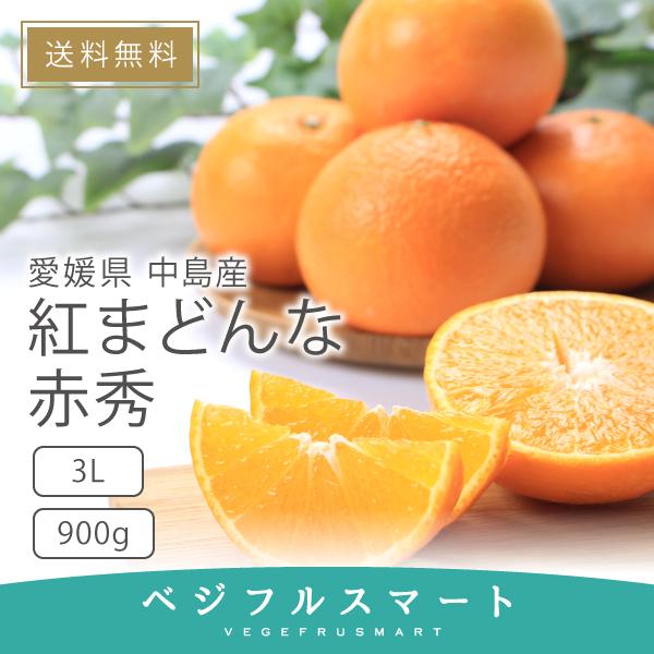 紅まどんな 贈答用 赤秀 愛媛県産 みかん お歳暮 3Lサイズ 3玉 900g 送料無料