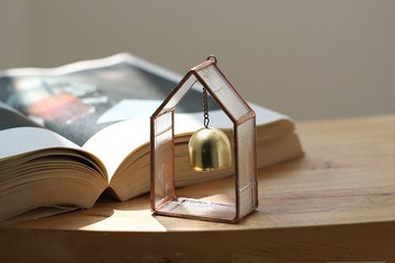 光之鈴/十字花紋玻璃/手工玻璃鑲嵌