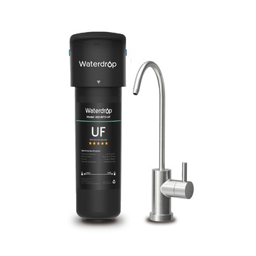 Waterdrop 櫥下型 10UB 超濾中空絲膜生飲淨水器(原裝不鏽鋼龍頭/處理水量41630公升)