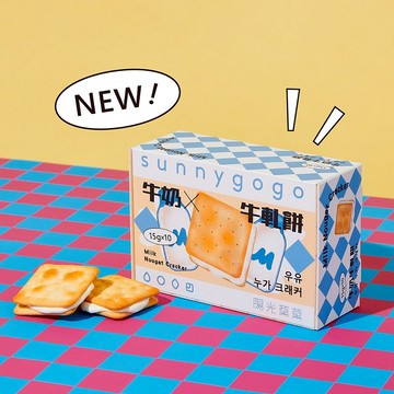 【陽光菓菓】牛奶牛軋餅/10入