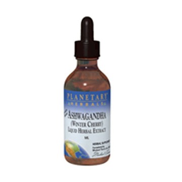 Ashwaganda Liquid Herbal Extract Lemon 2 Fl Oz by Planetary Herbals