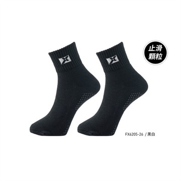 羽球類用品 低筒1/4 彩色針織運動襪【25-28cm】白黑 (BMT086)