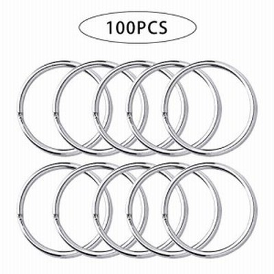 Veiwo ナスカン リング キーホルダーリング 100入り 金具 キーホルダーチェーン付き 手芸 Diy ジュエリー アクセサリーパーツ キーホルダ 通販 Lineポイント最大get Lineショッピング