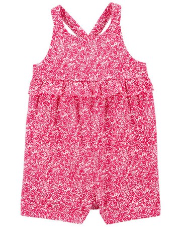 Baby Floral Sleeveless Romper