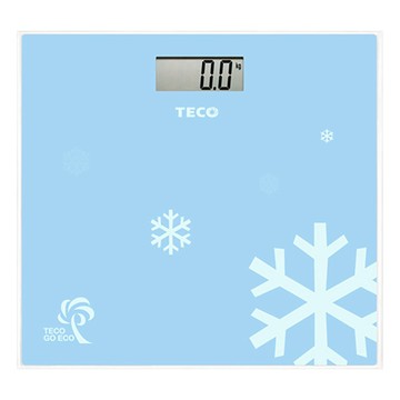 TECO 東元 電子體重計  藍色  1個  XYFWT681
