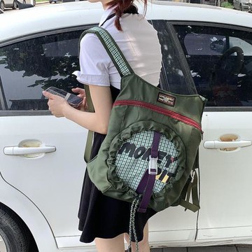 跨境韓版小眾閨蜜雙肩包女輕便防水大容量旅行背包大學生休閑書包