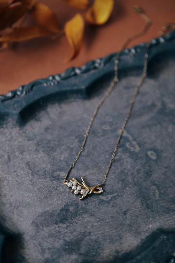 COR-DATE / 碎花珍珠短鏈