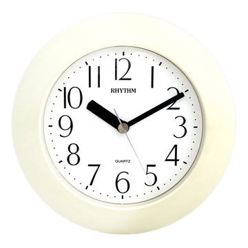 麗聲防水座掛兩用鐘-象牙白