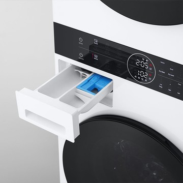 【LG 樂金】洗衣13公斤＋乾衣10公斤｜WashTower™ AI智控洗乾衣機 （冰瓷白） WD-S1310W （含基本安裝）_廠商直送