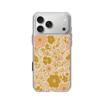 iPhone 17 Pro Max Clear Case（相機按鈕） 透明 - Flower Press Stuido - 凝白
