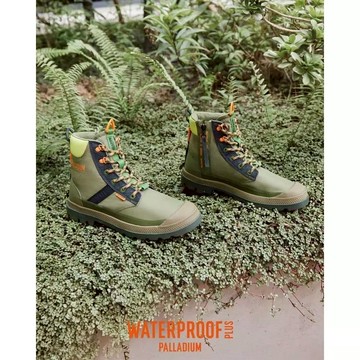 PALLADIUM SPORTCUFF LT+ VPR WP+ 輕量防水靴 軍綠 74068 - US 7 (25cm)