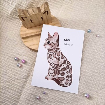 ME183-79_我紙在乎你百喵萌明信片_postcard