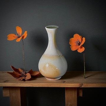 【唯一手作】柴燒上釉花器NT13