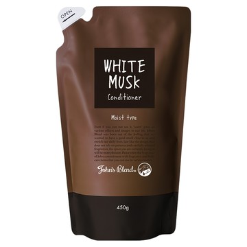 John's Blend 草本保濕潤髮乳 補充包 白麝香  1個  450g