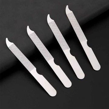 不鏽鋼指甲銼 修甲器 指甲銼刀 磨甲棒 客製美甲銼 修容工具 贈品禮品 A6473